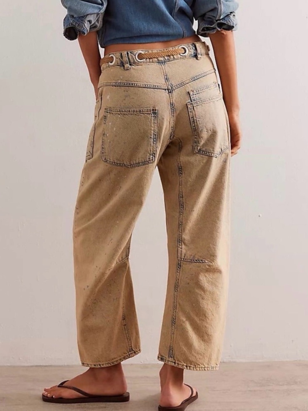We The Free Moxie Pull-On Barrel Jeans
